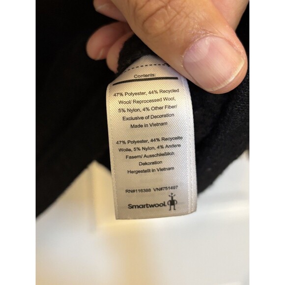 Smartwool hoodie Jacket Womens small Hudson Trail Merino Wool Fleece full zip - Picture 8 of 11